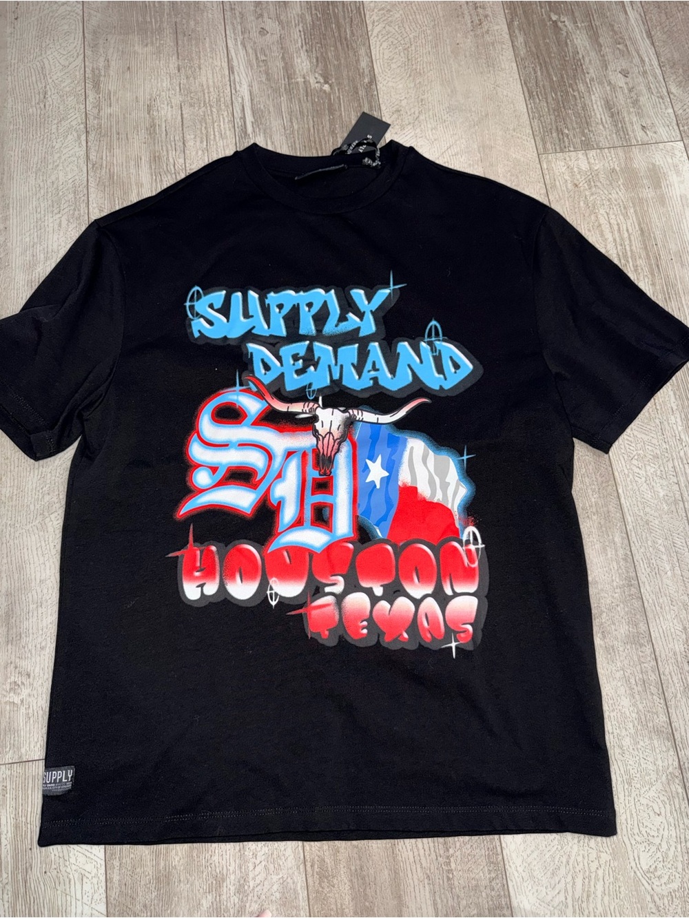 Supply & Demand Houston Texas Graphic T-Shirt Men’s Medium NWT